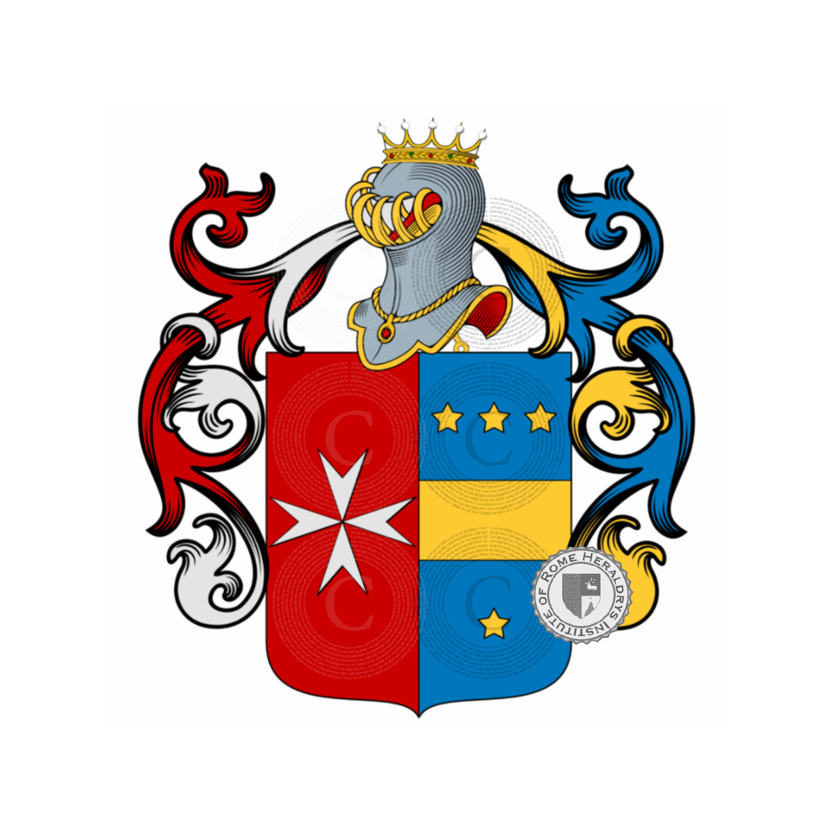 Escudo de la familiaCroce, Varrà,Varrone