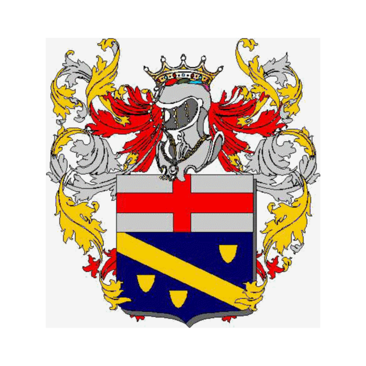 Wappen der FamilieBrami, Cini,Cintii,Cintij,Cintij del rione Trastevere
