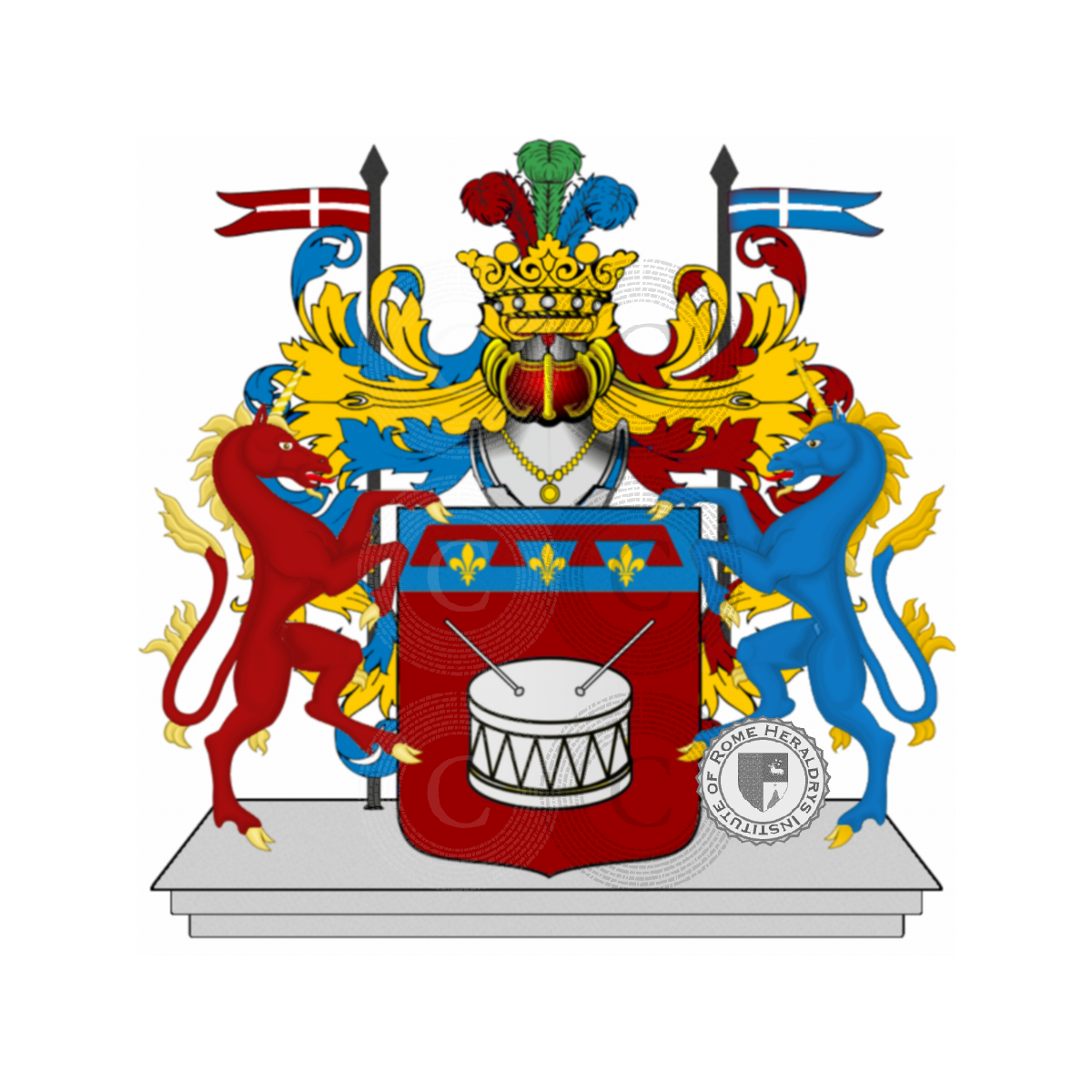 Coat of arms of familyTamburini