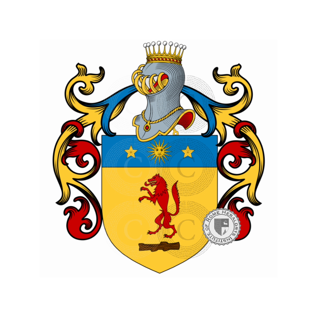 Coat of arms of familyde Lucia, de Lucia,Lucia,Luciano
