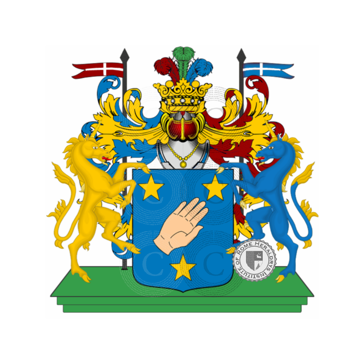 Coat of arms of familycerini