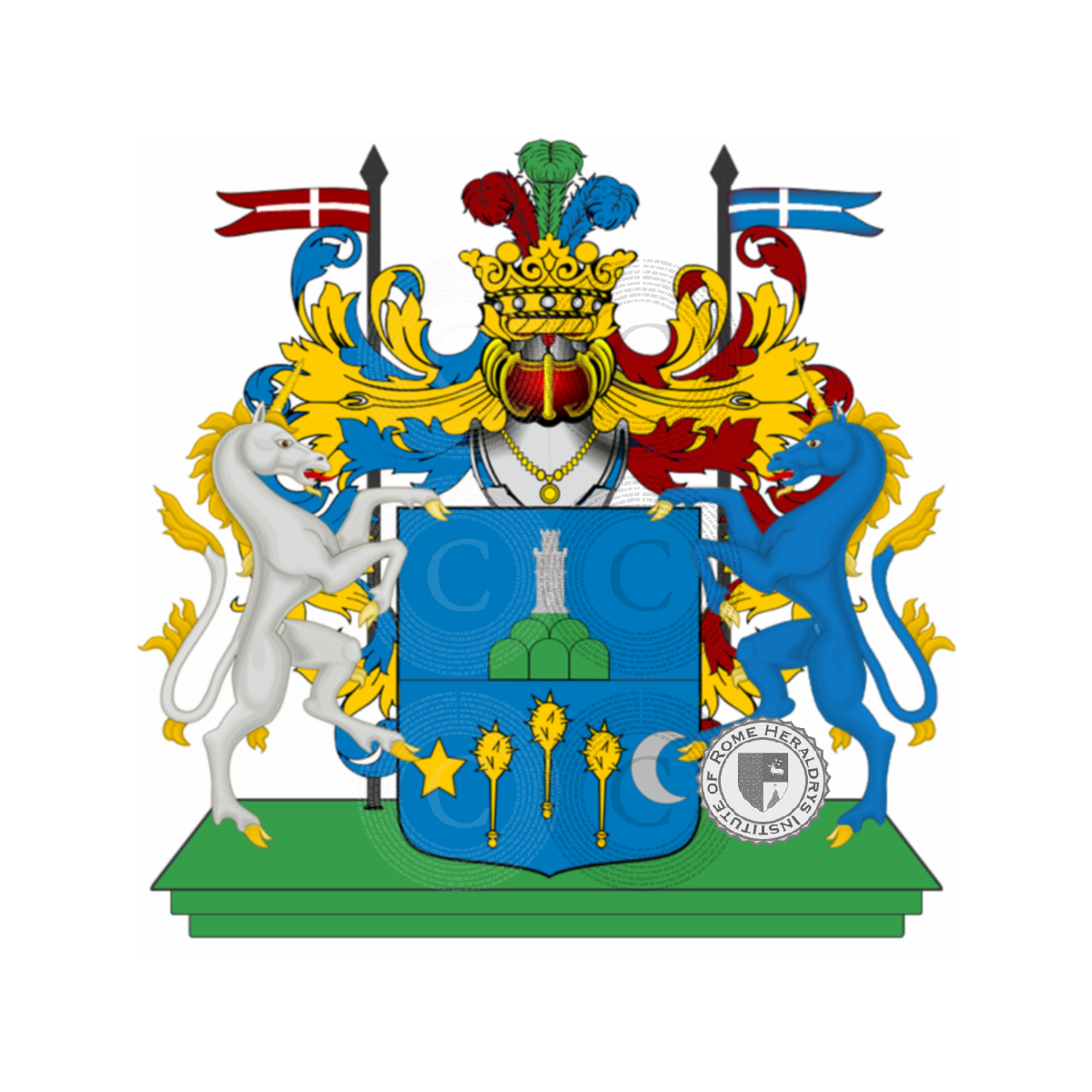 Coat of arms of familyPieroni Mazzante