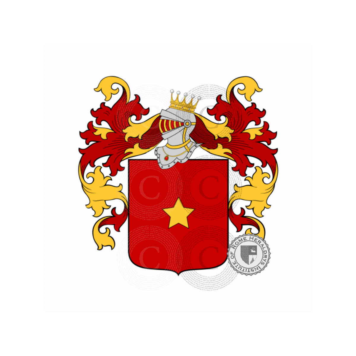 Escudo de la familiaOngarelli, Ongarato,Ongarello