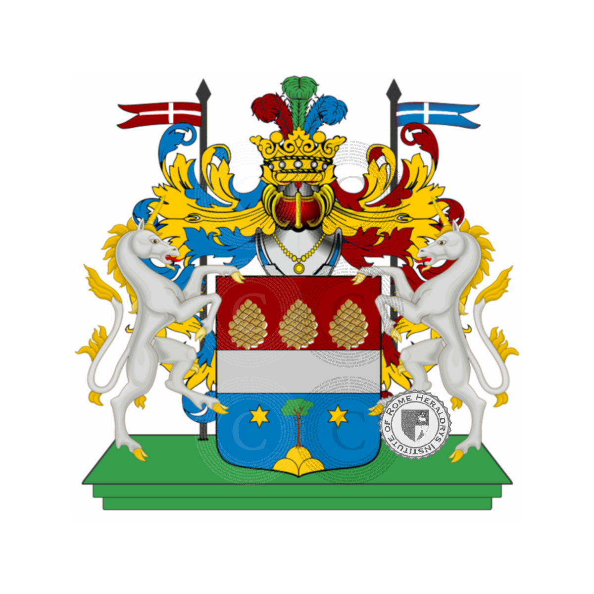 Coat of arms of familygraziani, Graciano