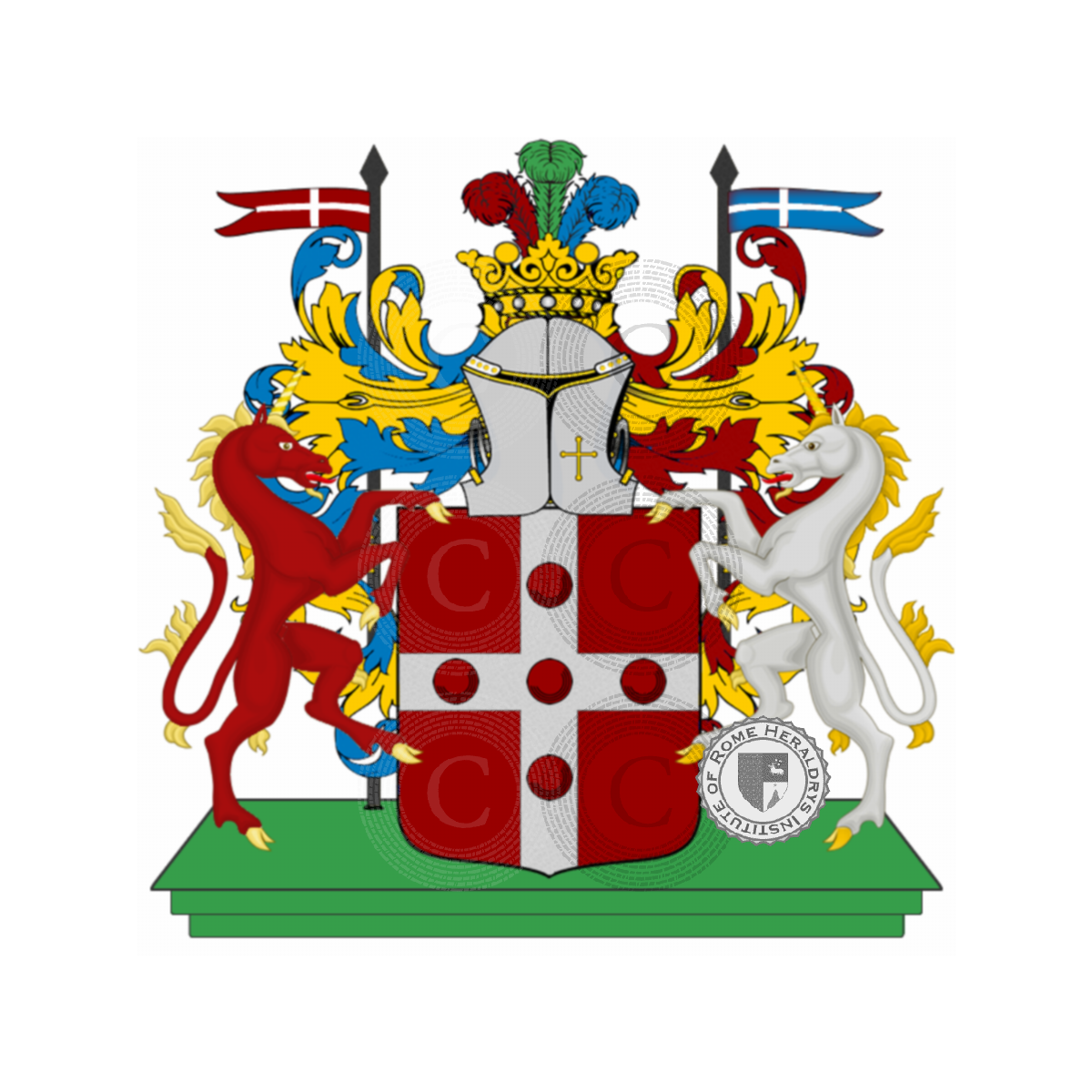 Escudo de la familiaOrtensi, Visentin