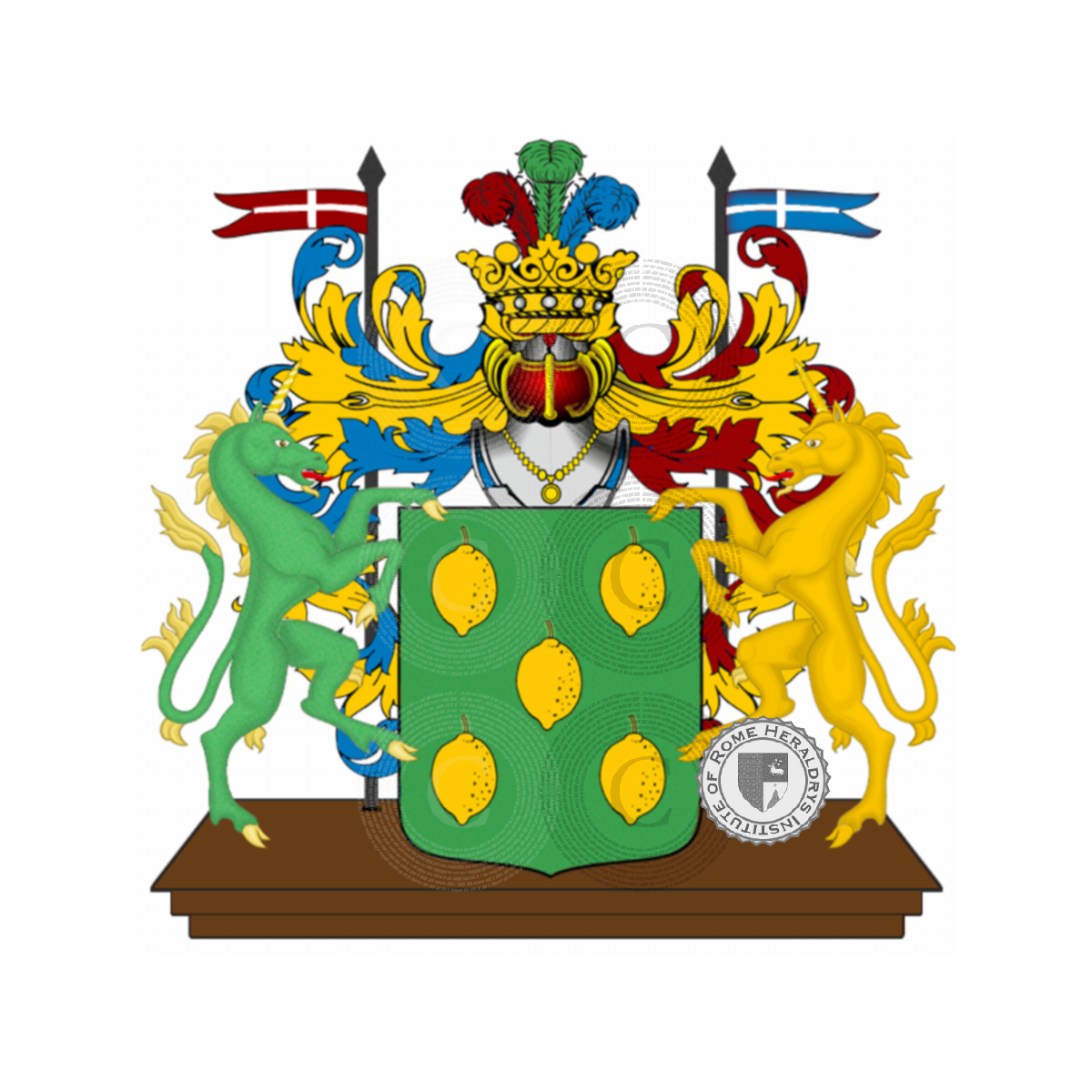 Wappen der FamilieLumia, La Lomia,Lalomia,Lomia