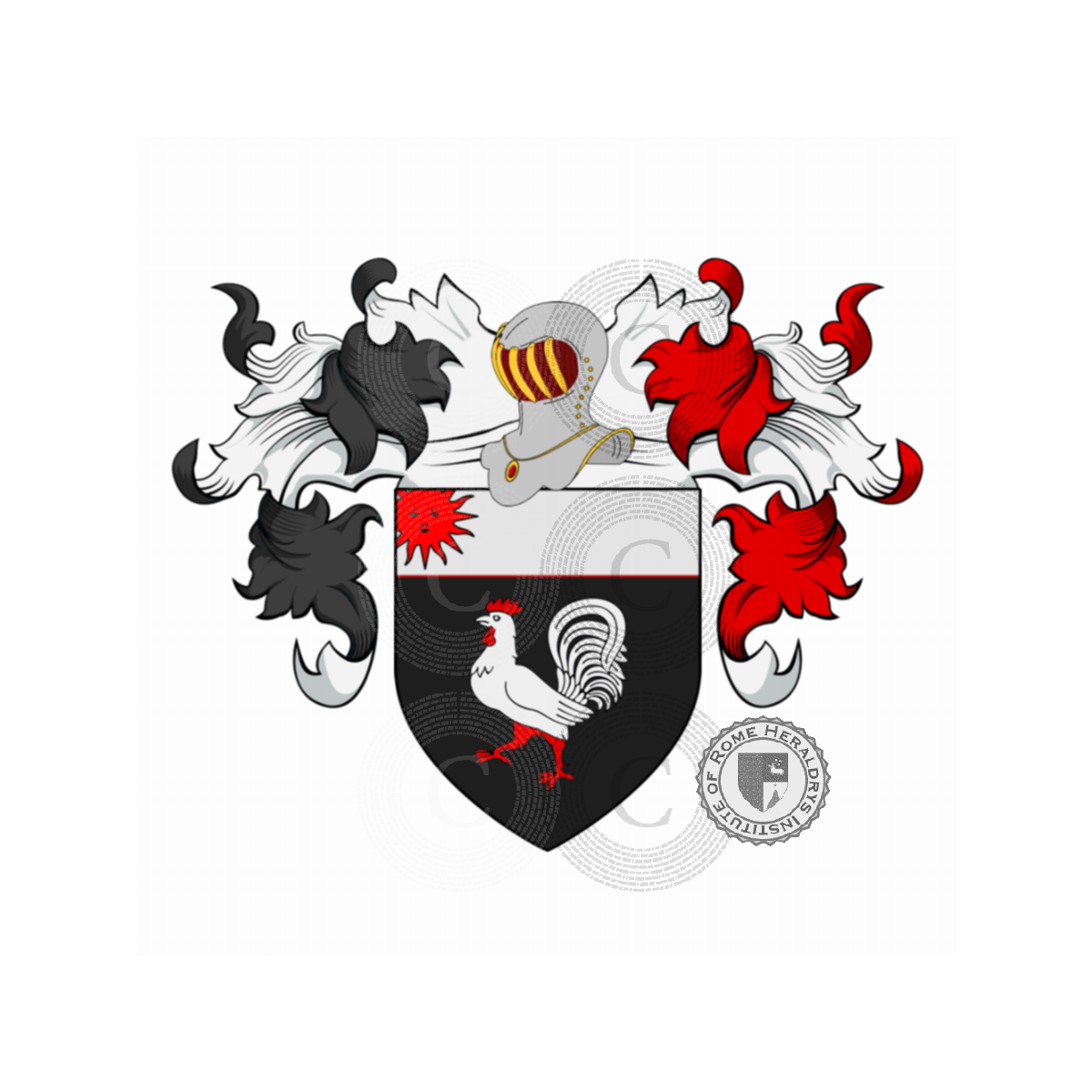 Coat of arms of familyGal, Battalin,Galli,Gallottini