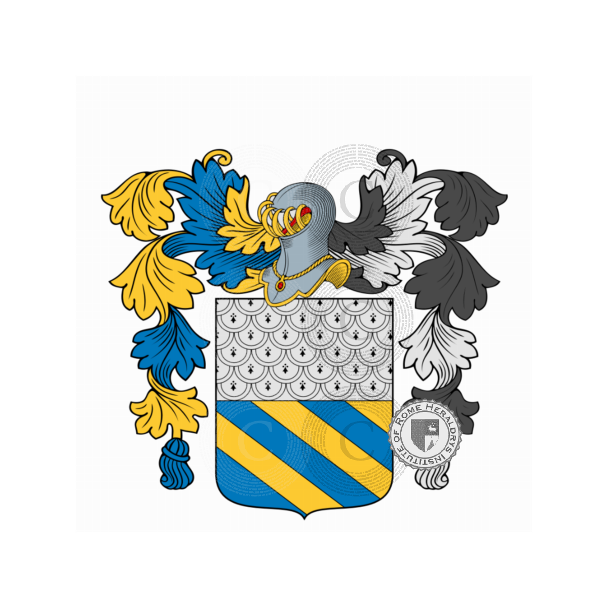 Wappen der FamilieSavioli, Savioli Fontana Coltelli,Saviolli,Saviolo