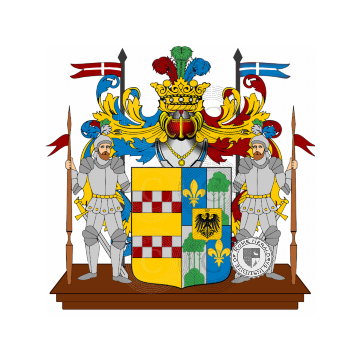 Escudo de la familiaSERRA ZANETTI
