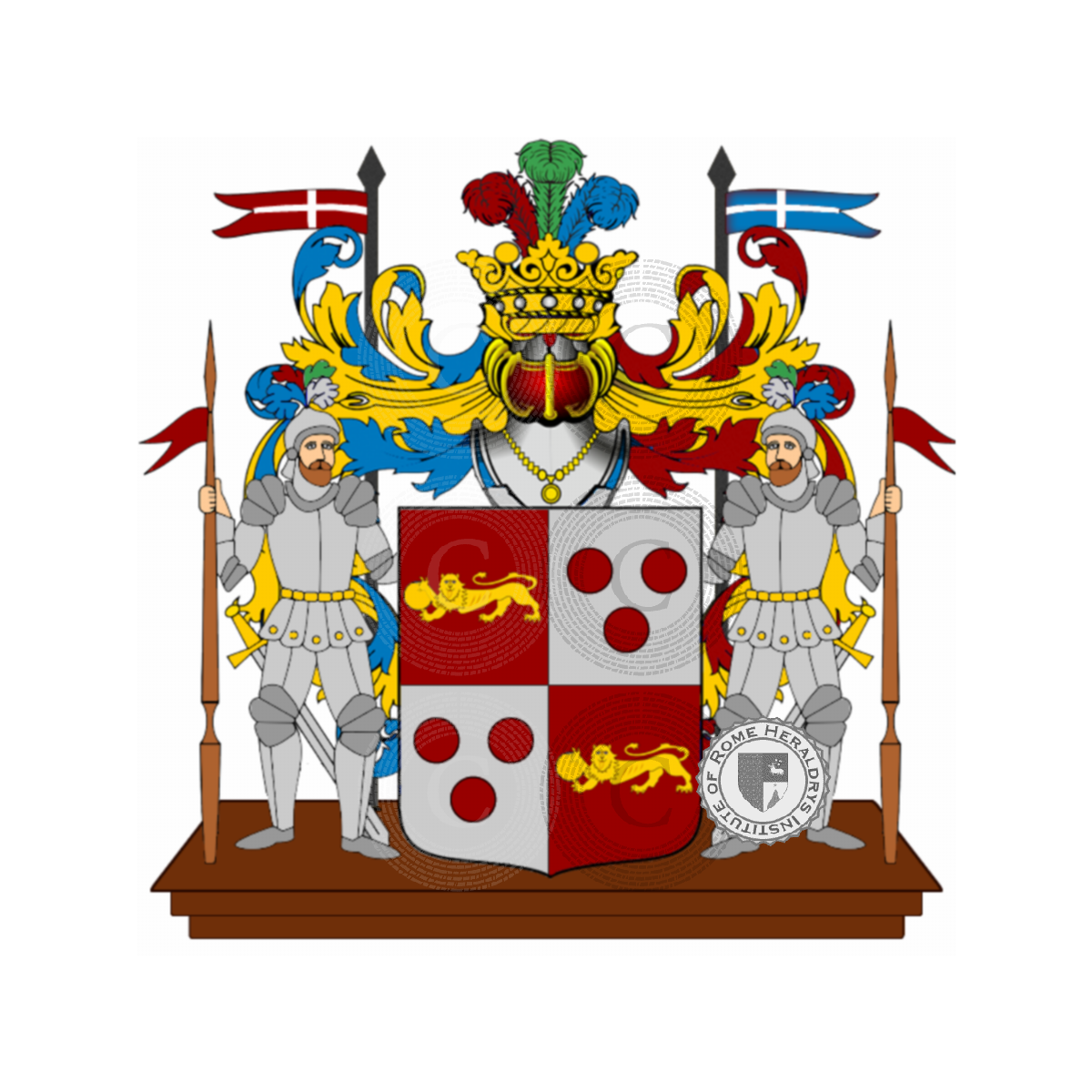 Wappen der Familiecalcagnini