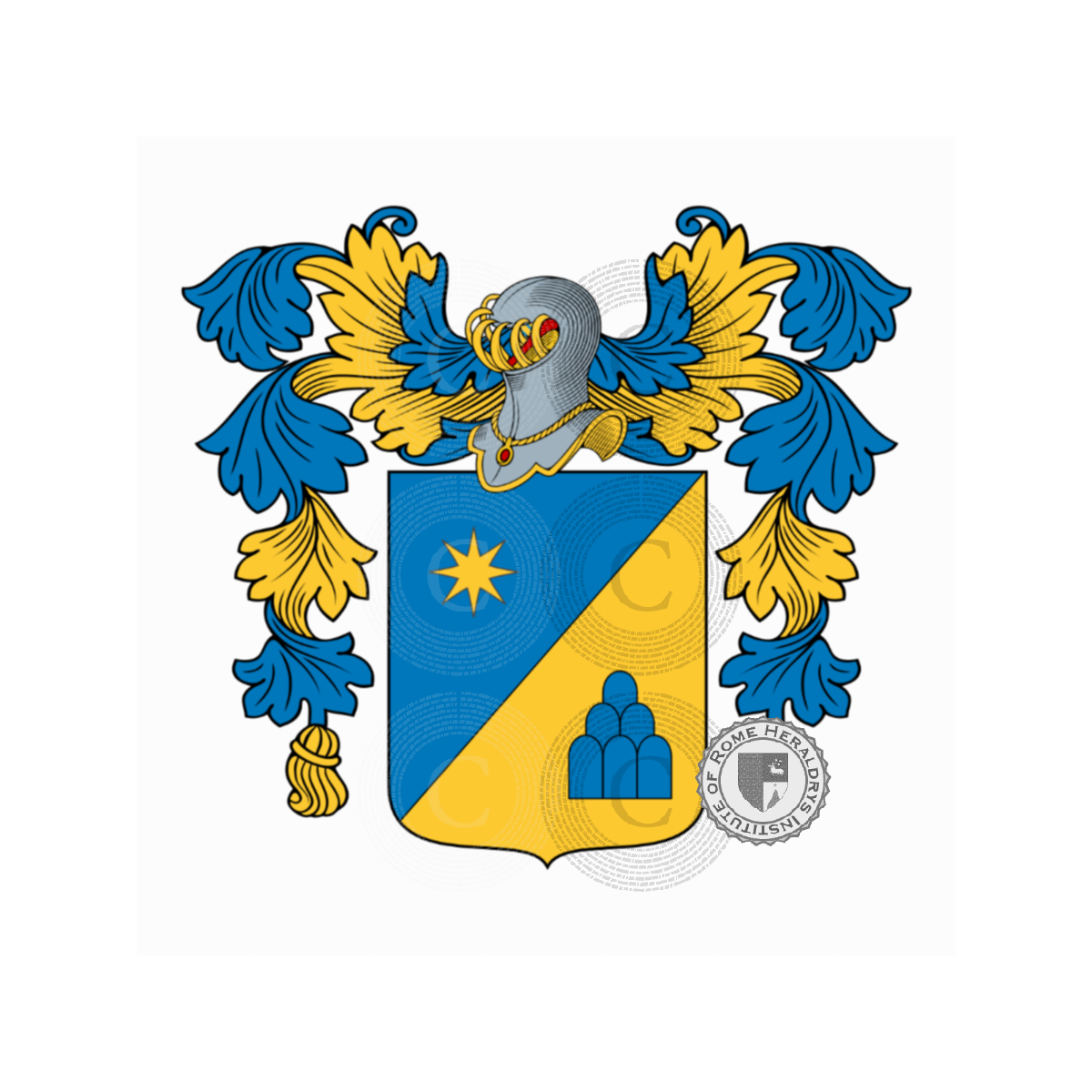 Coat of arms of familyTovaglia, Toajar,Toajari