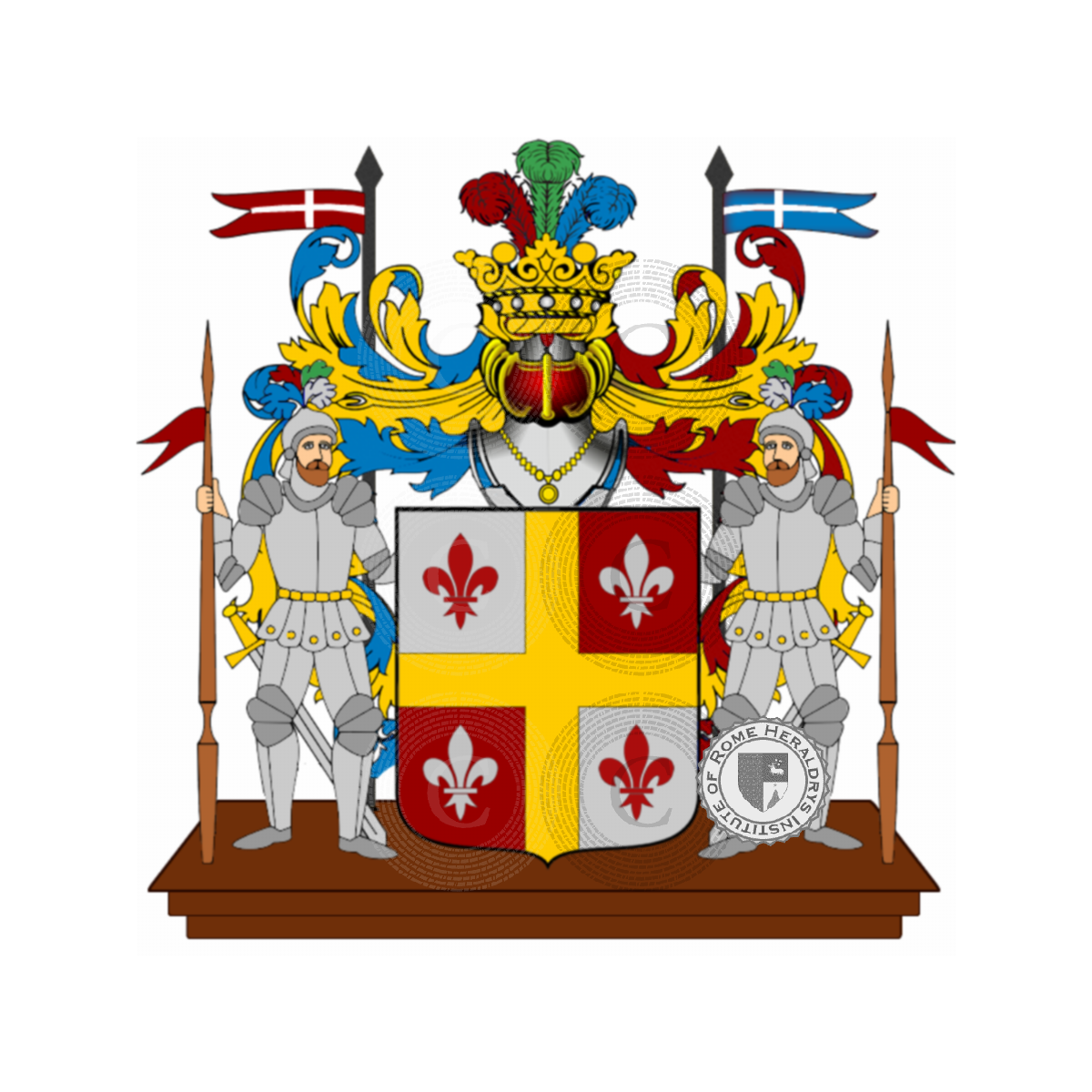 Escudo de la familiaPaladino, Paladini,Palladino
