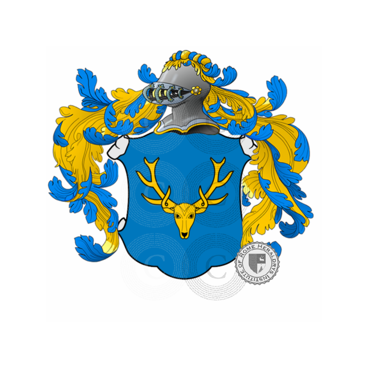 Coat of arms of familyGhini, Baroncetti,Daghini,del Demonio,di Cecco di Ghino,di Simone Ghini,Lensi,Volpaini