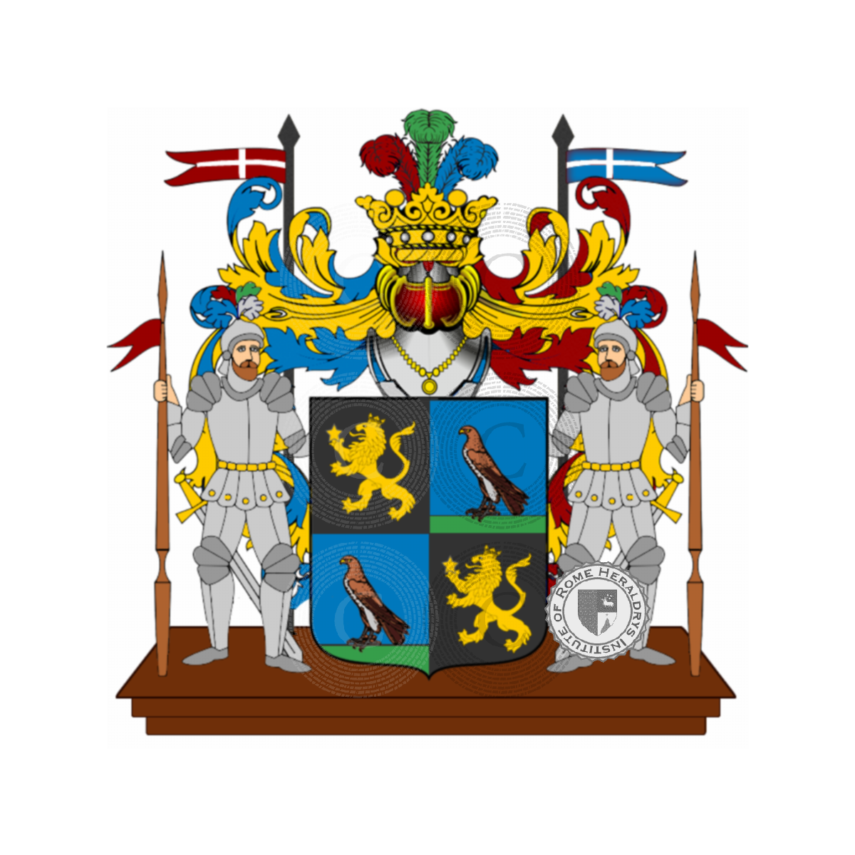 Wappen der Familiefalcheti