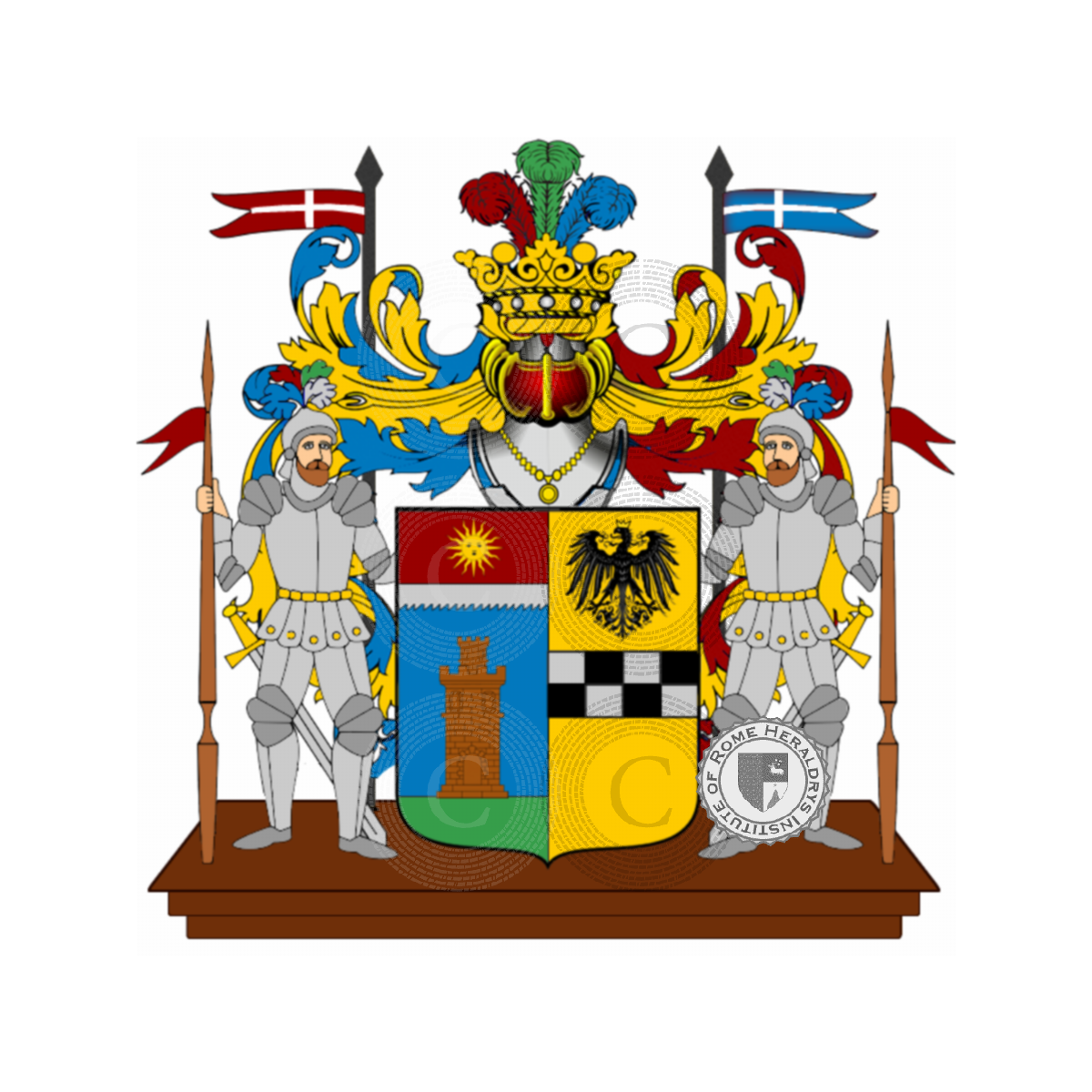 Wappen der Familiesoliani raschini