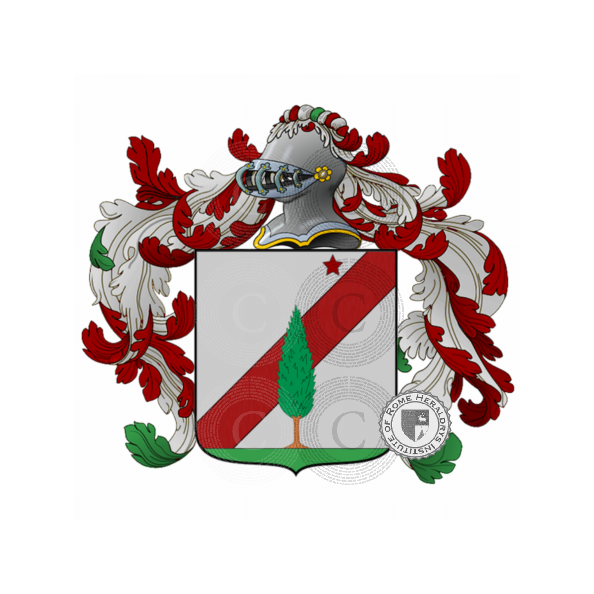 Wappen der Familiedelli santi