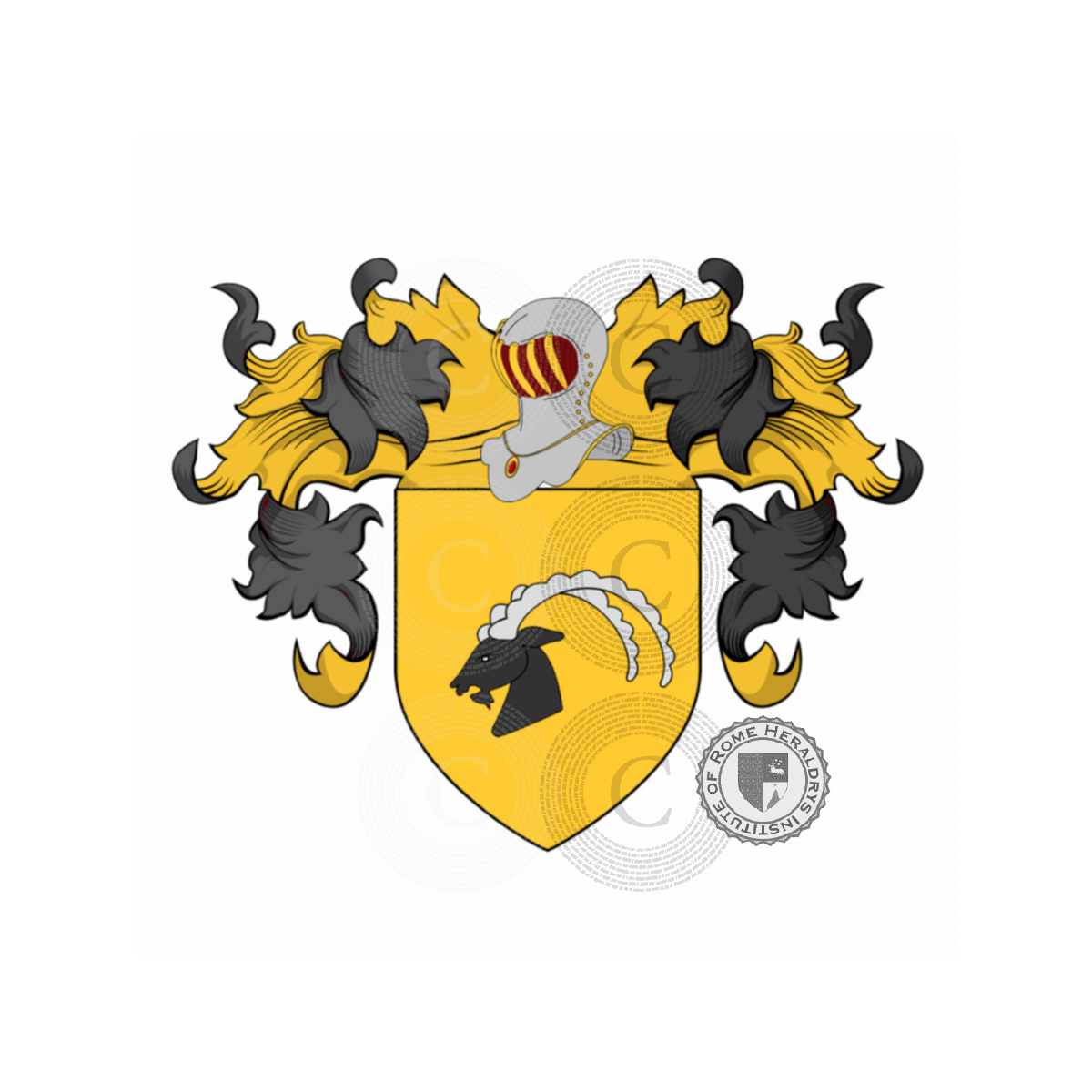 Coat of arms of familyCaprì, Caprì,Crapì