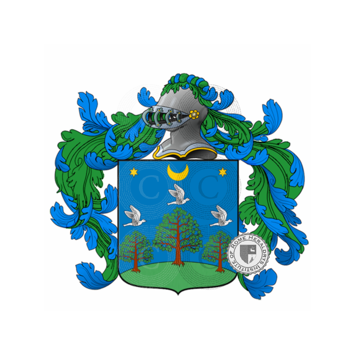 Wappen der Familiepalombini