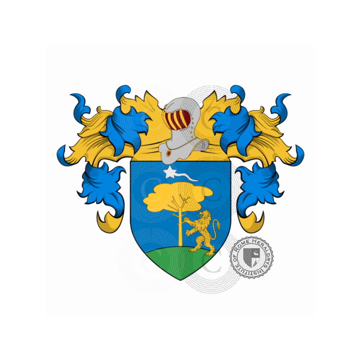 Wappen der Familiede Blasio - di Blasi, de Blasi,de Blasio,di Blasi,di Blasio