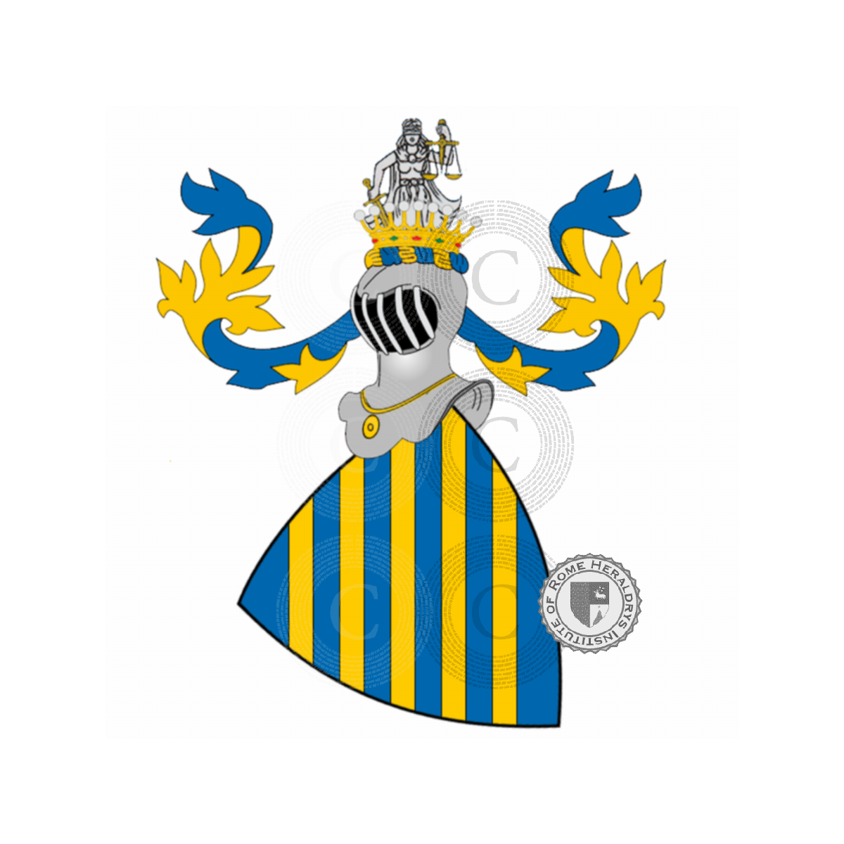 Coat of arms of familyCapitanei, Capitanei,Capitaneo,Capitaneus,Cataneus