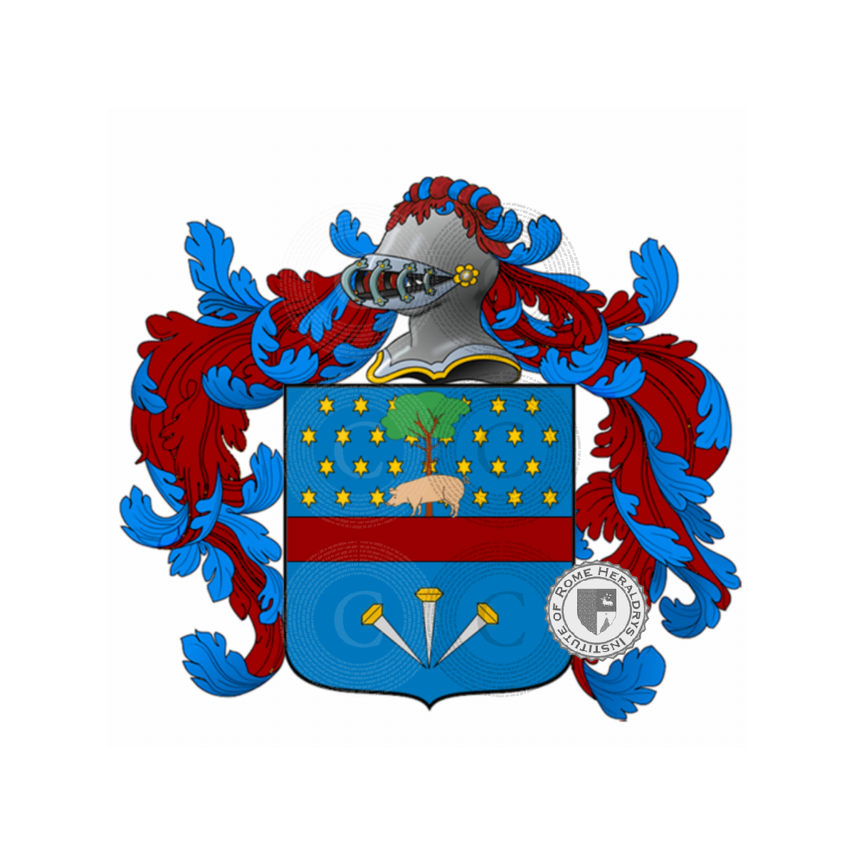 Wappen der Familiepacchiani