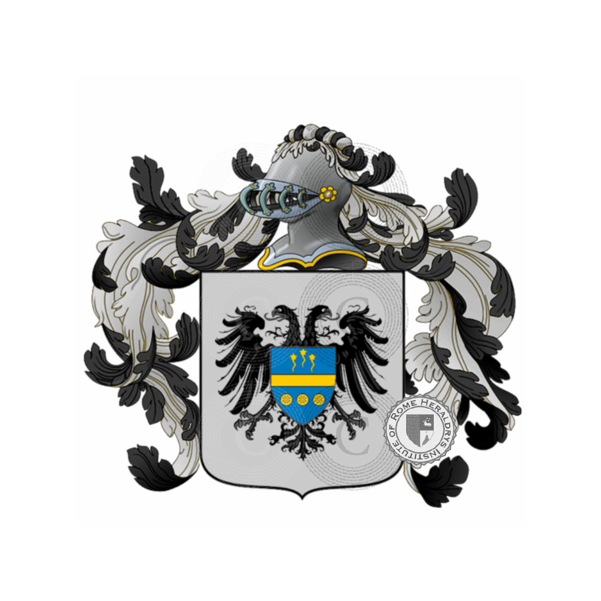 Coat of arms of familyvattielli (portoghese)