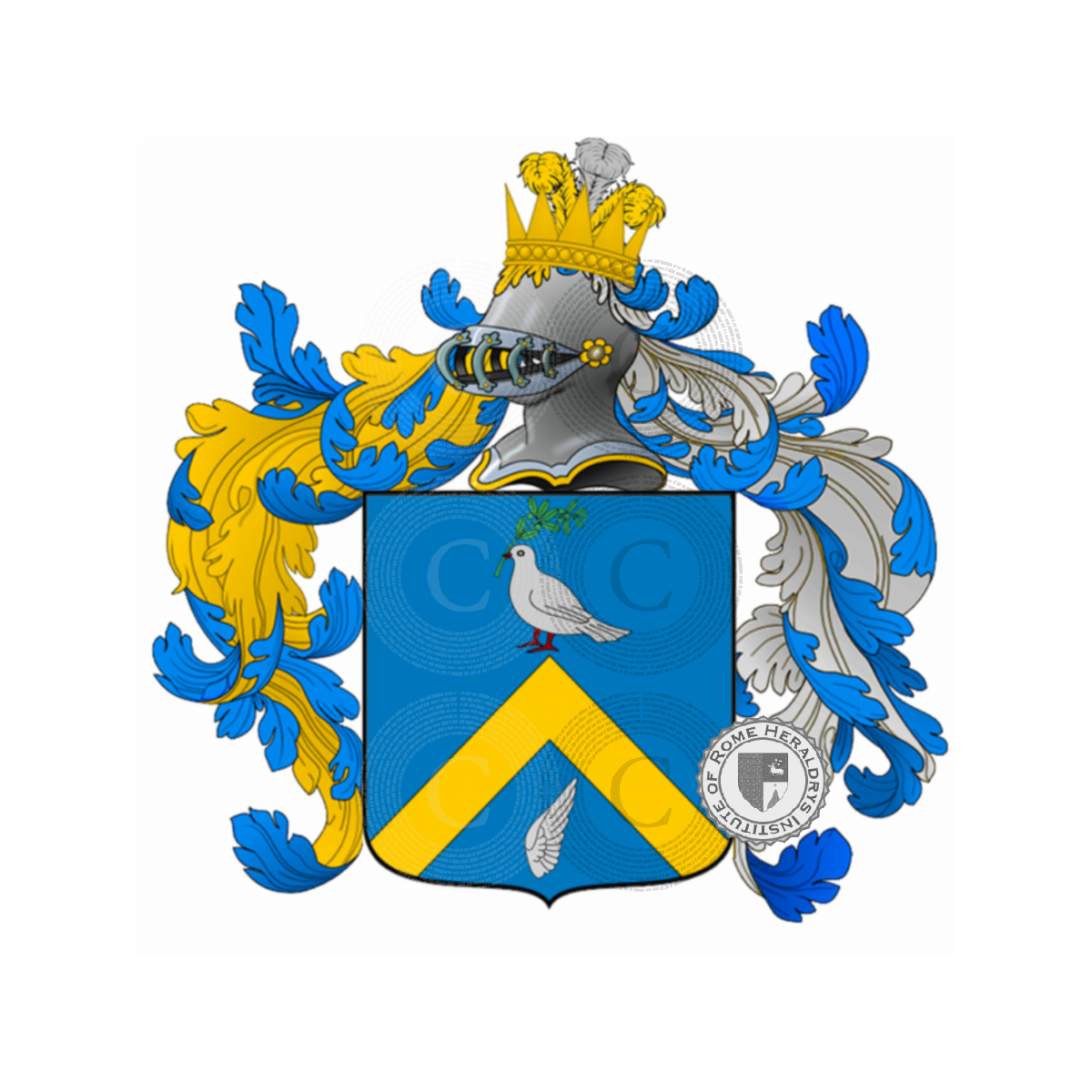 Coat of arms of familyde pellegrini