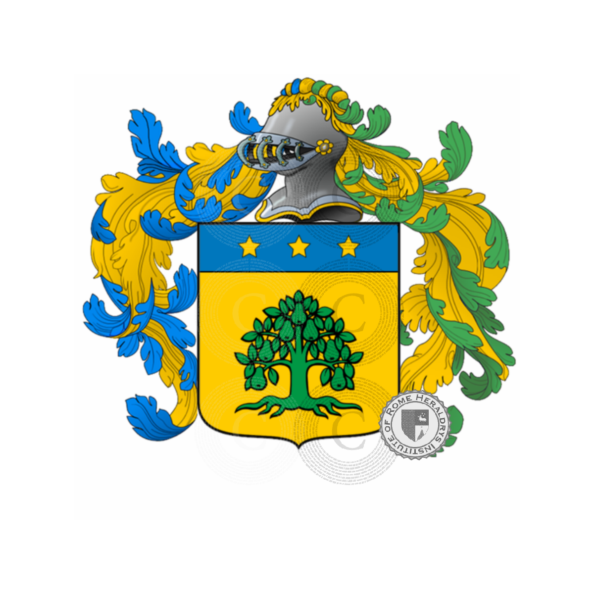Coat of arms of familyPeresse