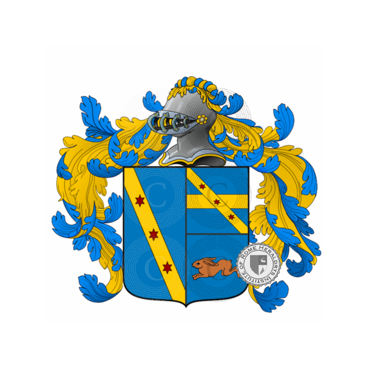Escudo de la familiaTergolina Gislanzoni Brasco