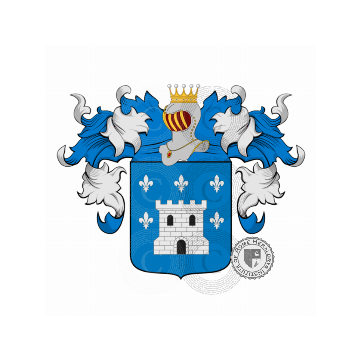 Coat of arms of familyChiara, Chiari,della Chiara,di Chiara