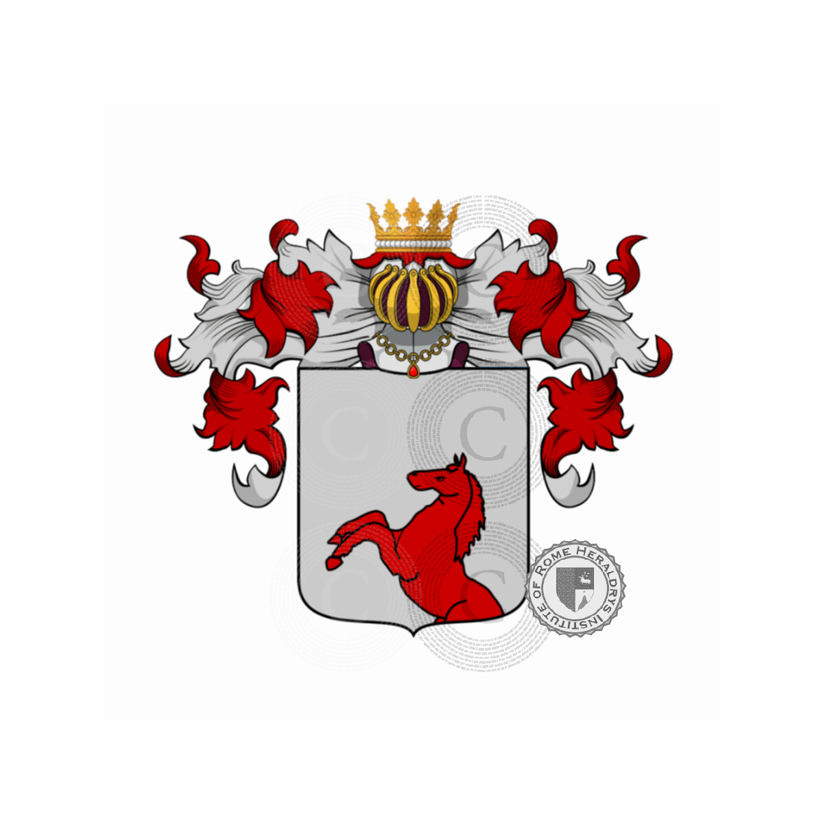 Coat of arms of familyTebaldi (Roma)