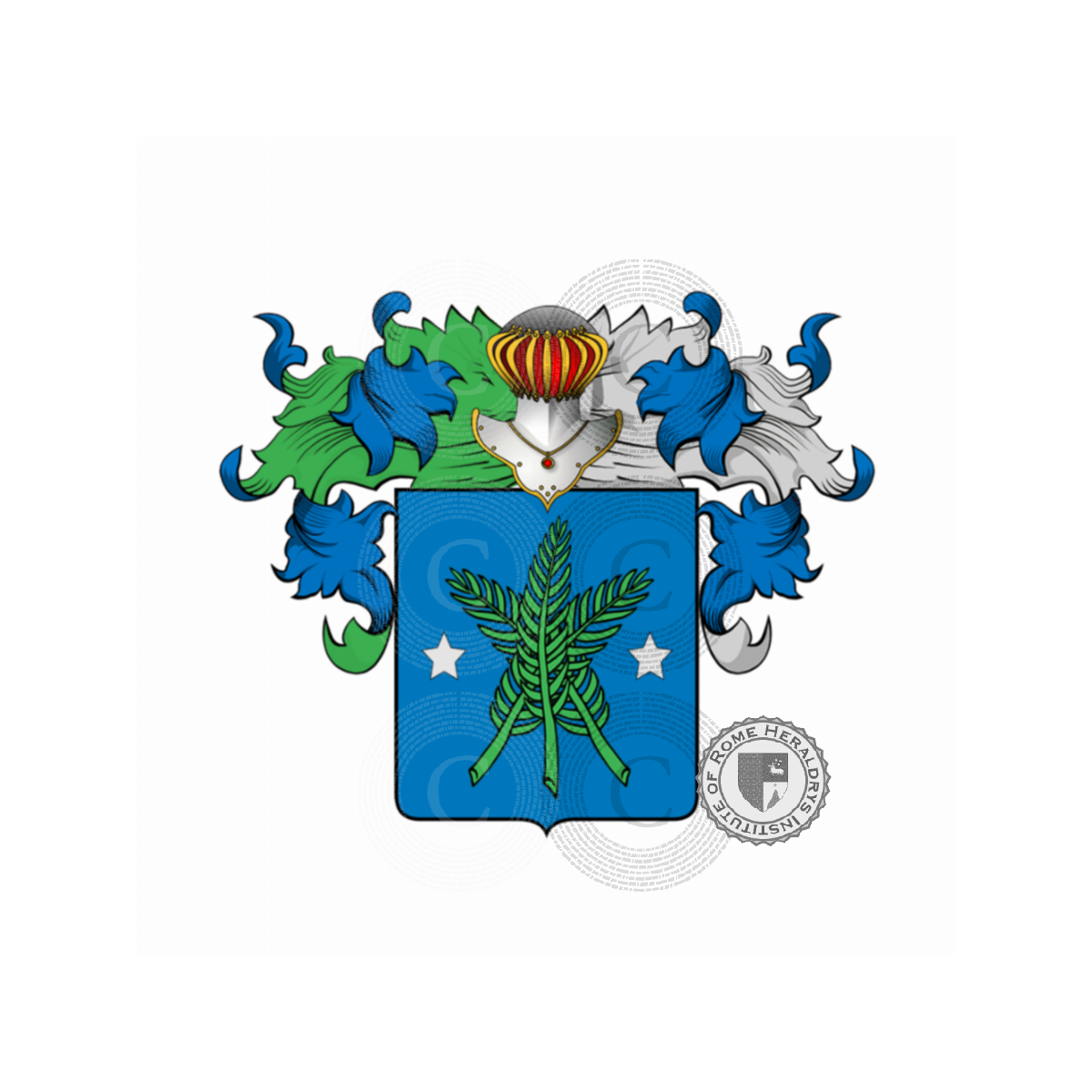 Coat of arms of familyPalmieri, Palmieri da Figline,Palmieri de Gangalandi,Palmieri del Drago,Palmieri del Rasoio,Palmieri della Camera,Palmieri Nuti