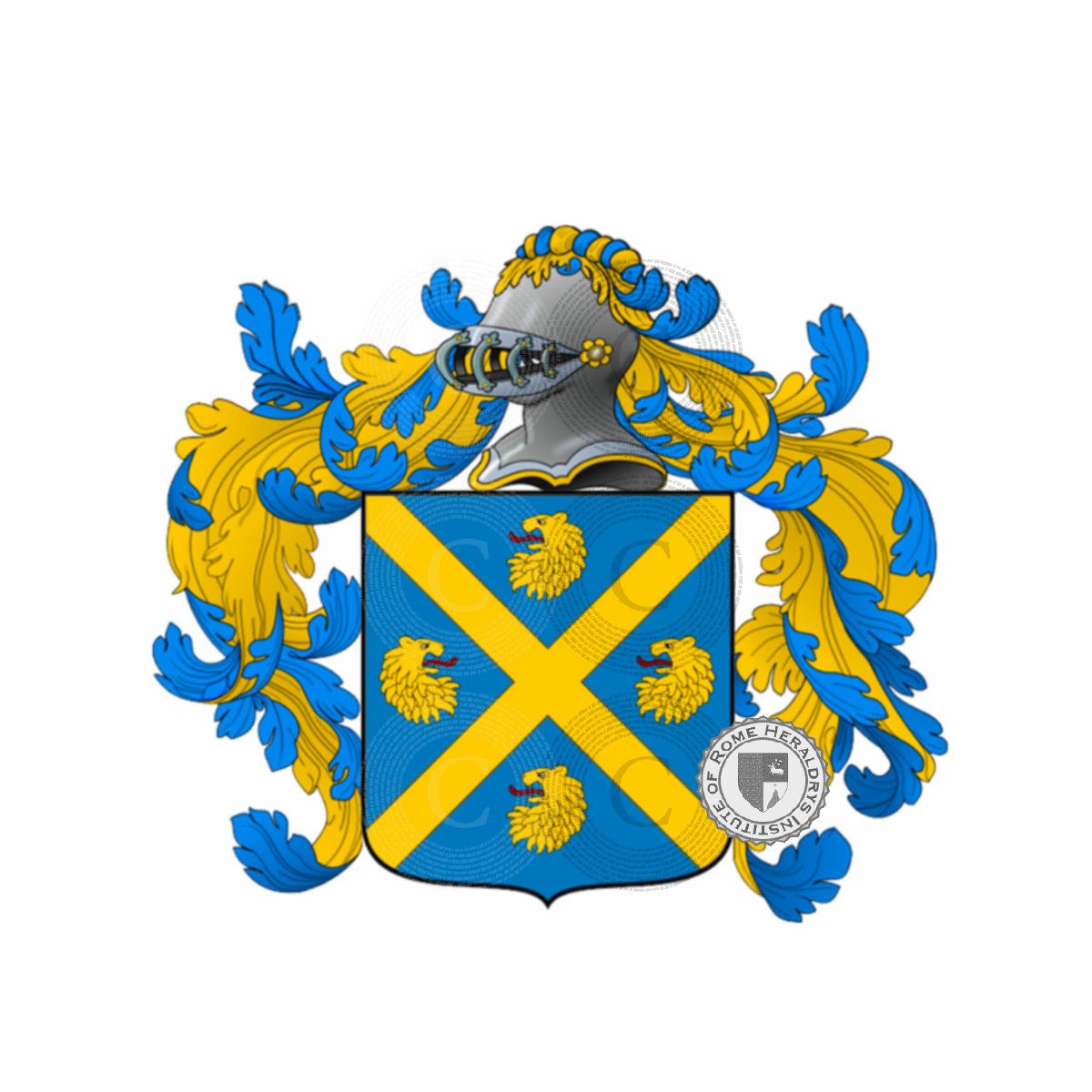 Coat of arms of family, Capasso,Torre di Caprara