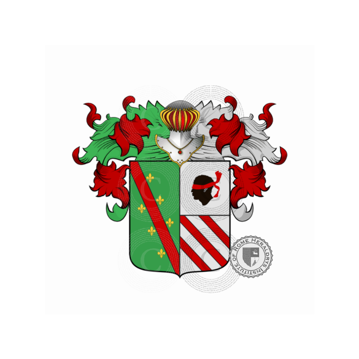 Coat of arms of familyMezzacapo