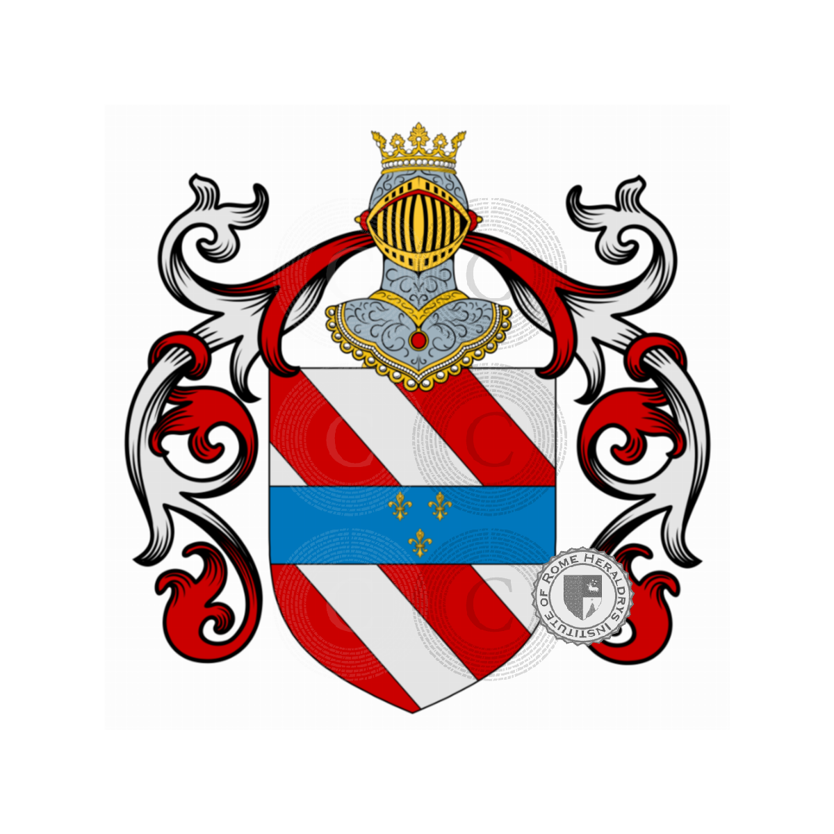 Escudo de la familiaCorsini, Corsini,Corsino