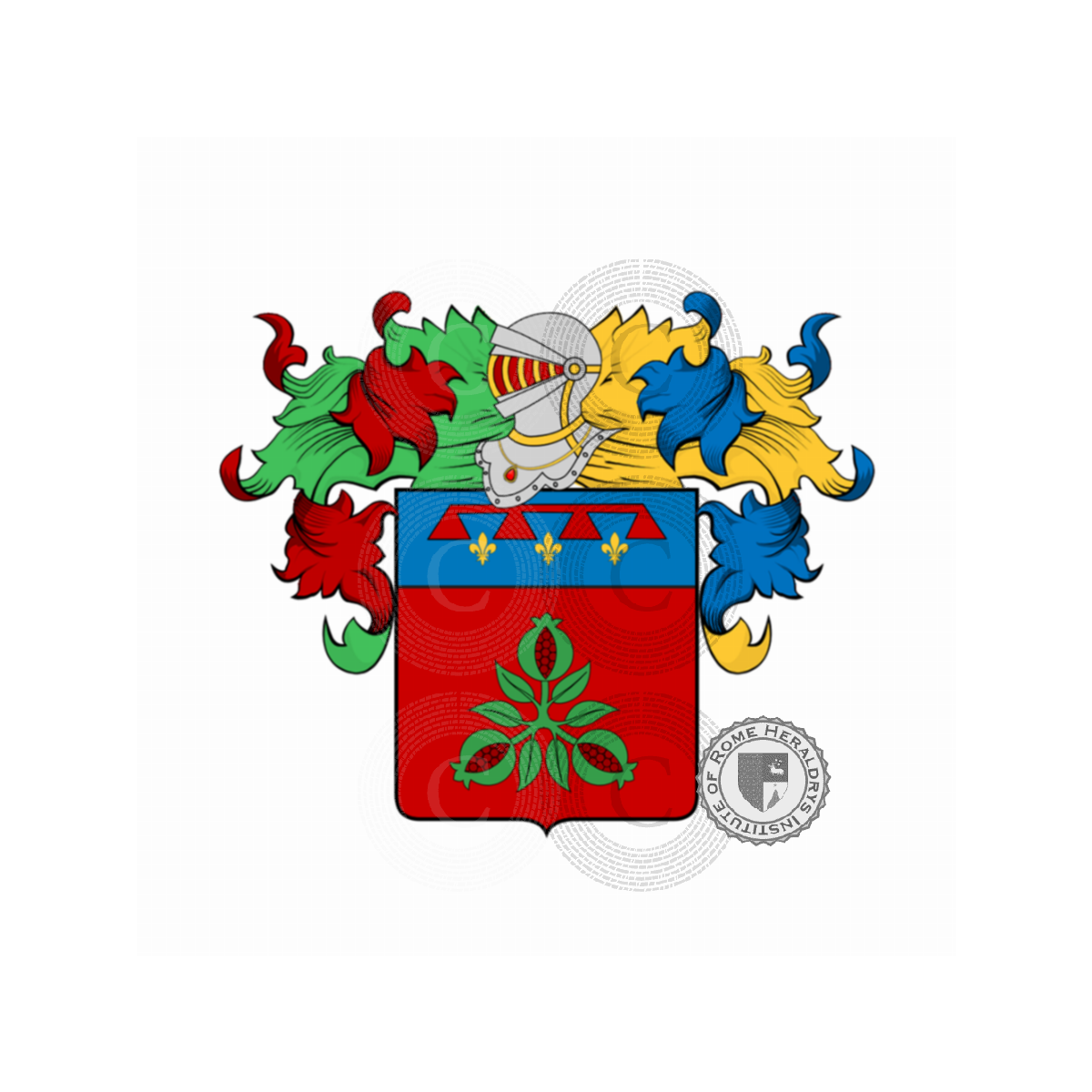 Wappen der FamilieBazzani (Montefestino, Vignola)