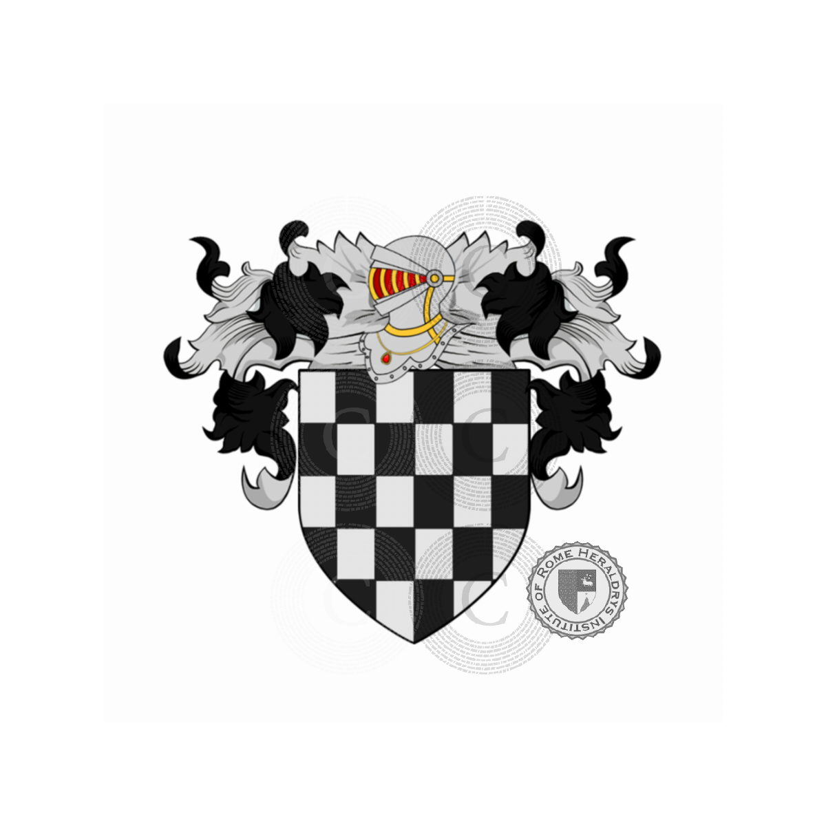 Wappen der FamilieCalvi (Milano)