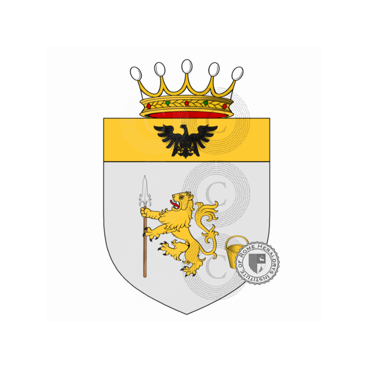 Escudo de la familiaMarchi, de Marchi,Marchi del Lion d'Oro,Marchi di Volterra