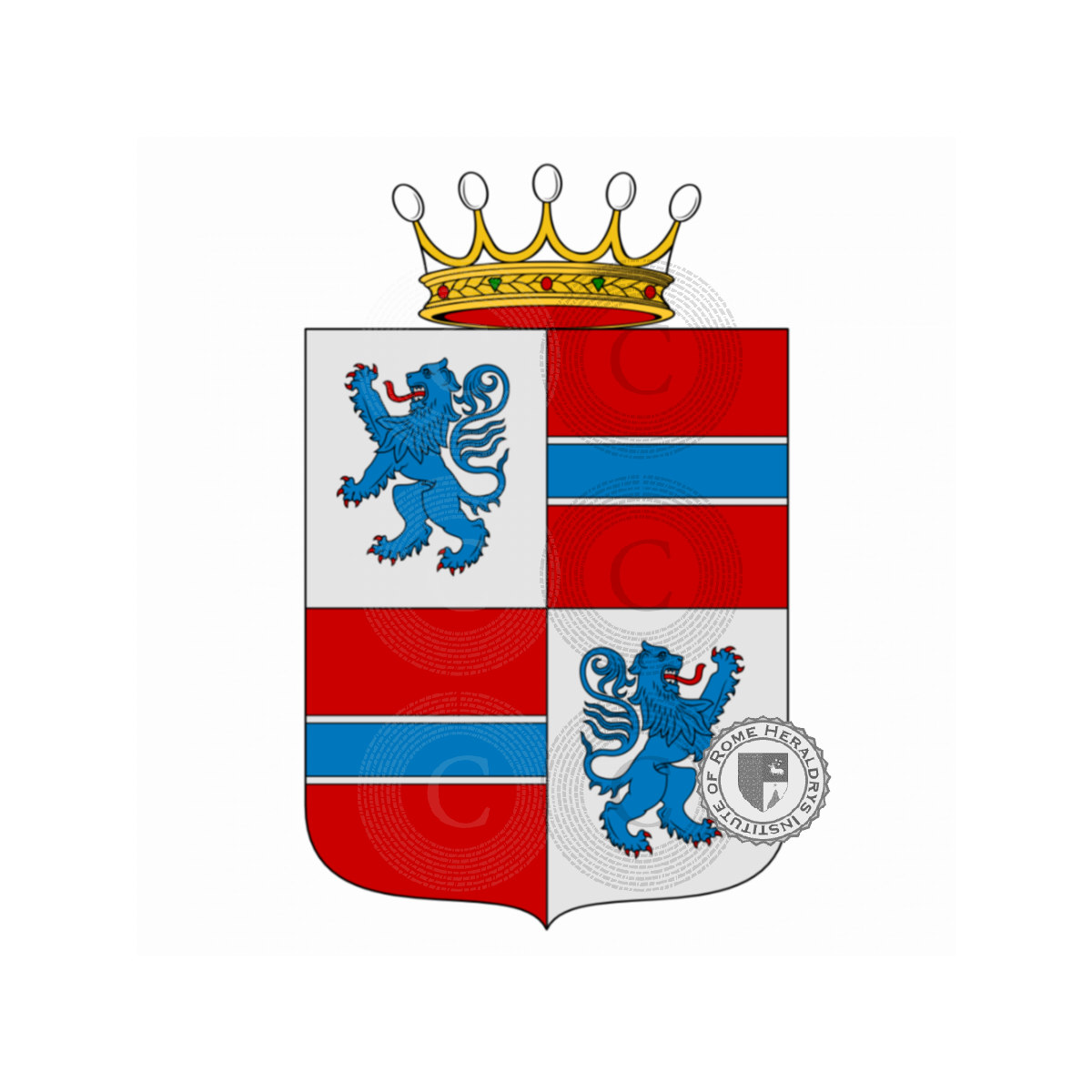 Wappen der FamilieMarchi, de Marchi,Marchi del Lion d'Oro,Marchi di Volterra