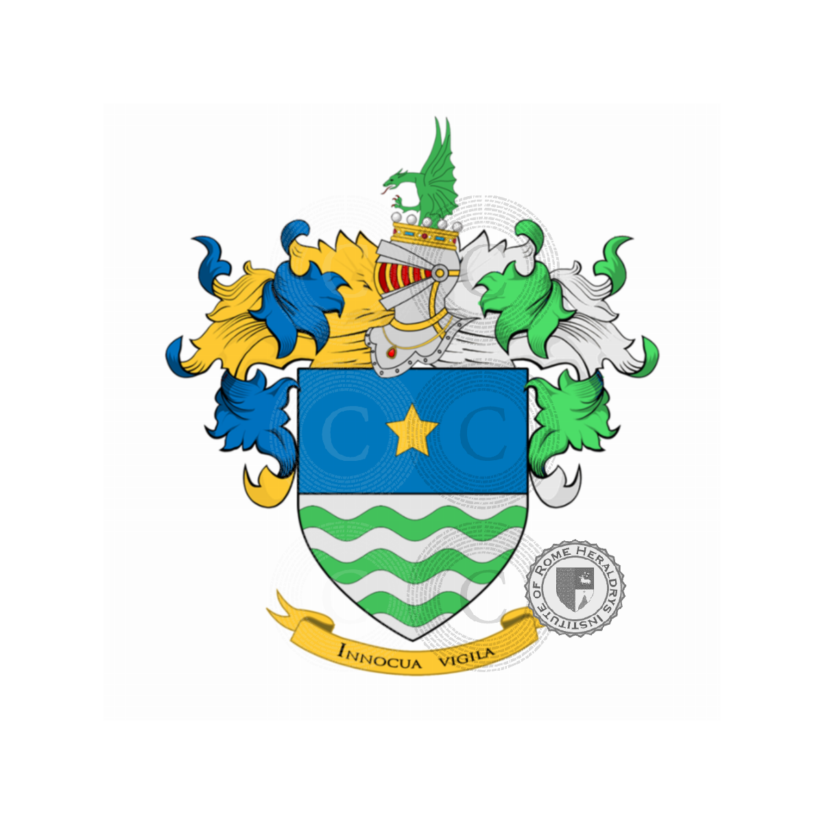 Coat of arms of familyMare (da, de), de Mare,Marra,Marre,Marro