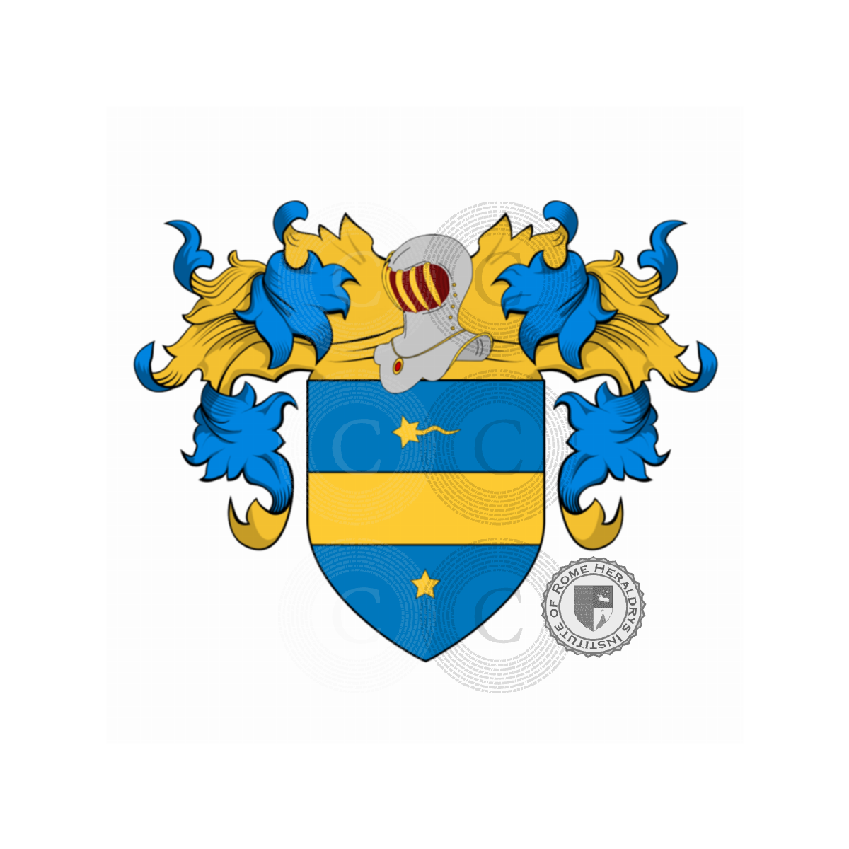 Wappen der FamilieBlasi (di) o Blasio (de), de Blasi,de Blasio,di Blasi,di Blasio