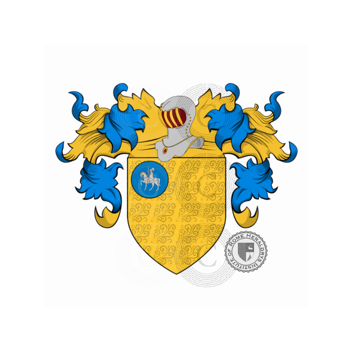 Wappen der FamiliePaparoni (Bandinelli), Bandinelli,Paparo,Paparone