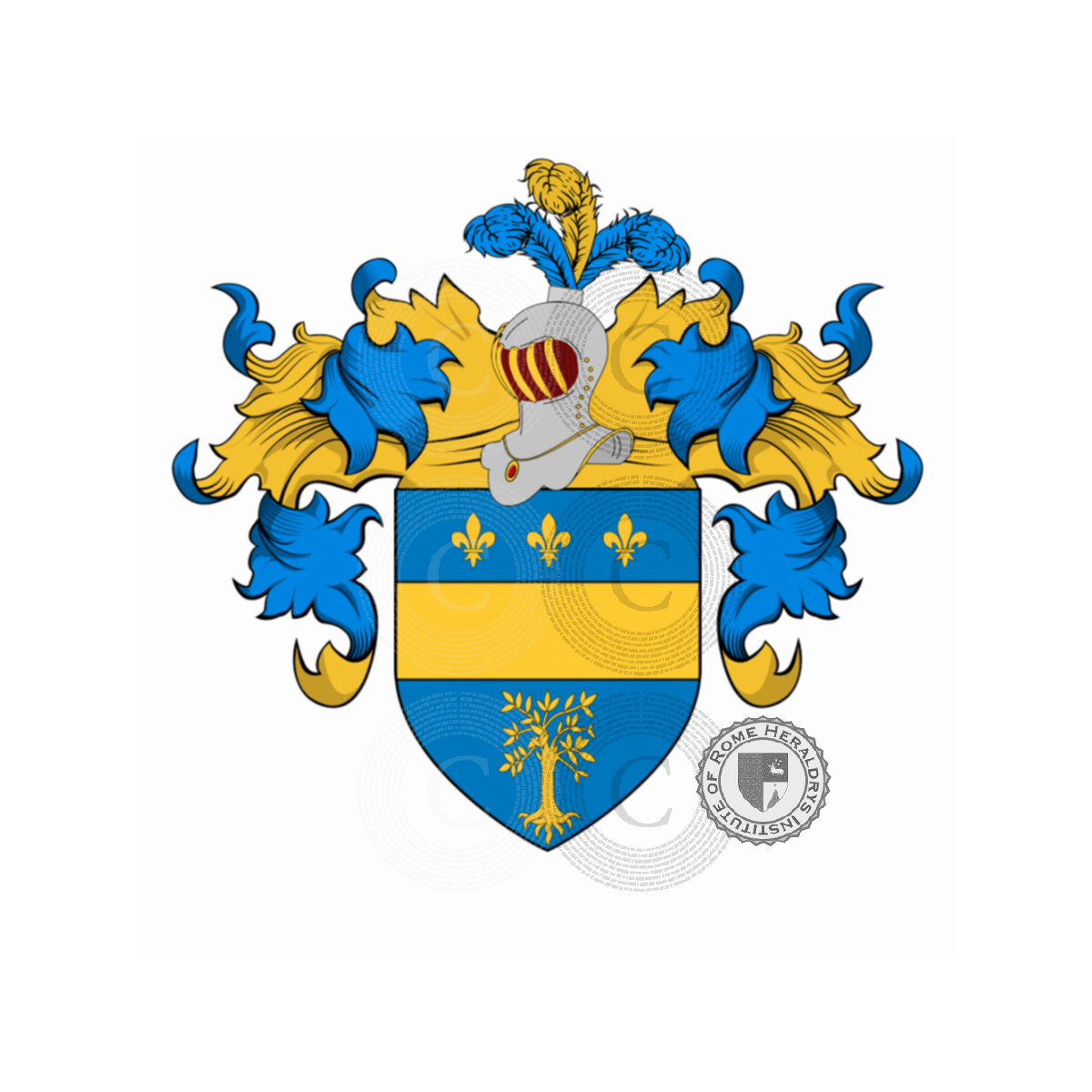 Escudo de la familiaZaccaria (Dalmazia)