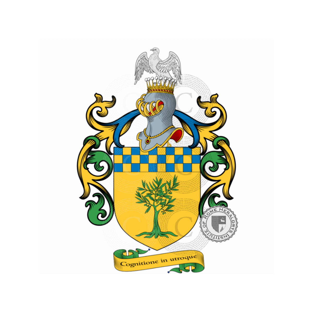 Coat of arms of familyOlivieri, Oliveri,Olivier,Olliveri