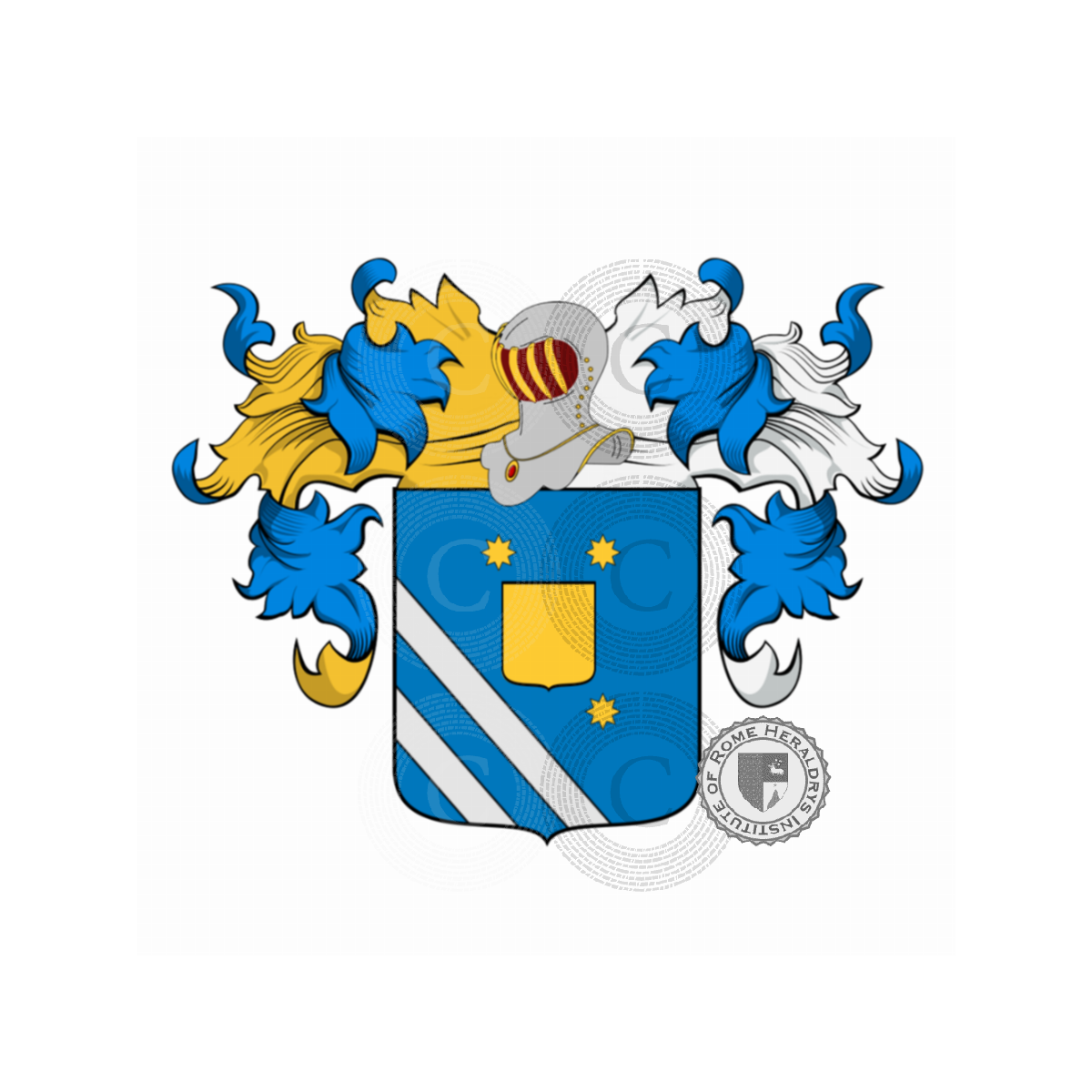 Coat of arms of familyScuderi, Scudero o Scudieri, Scudero,Scudieri