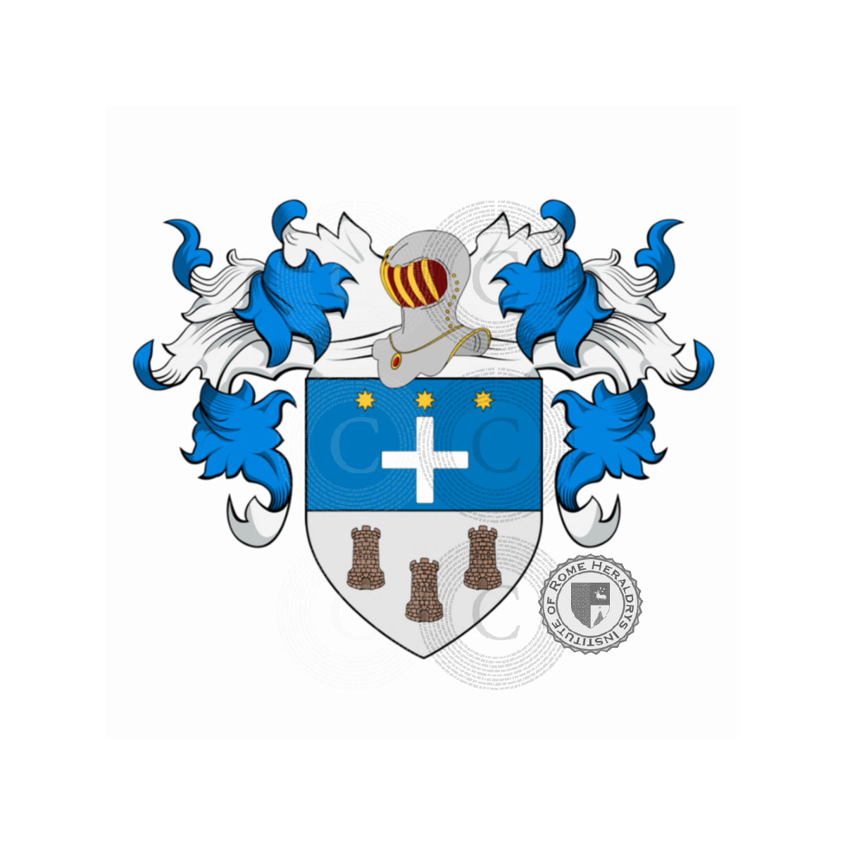 Coat of arms of familyPaggi, Paggio, Paggioro, Paggio,Paggioro