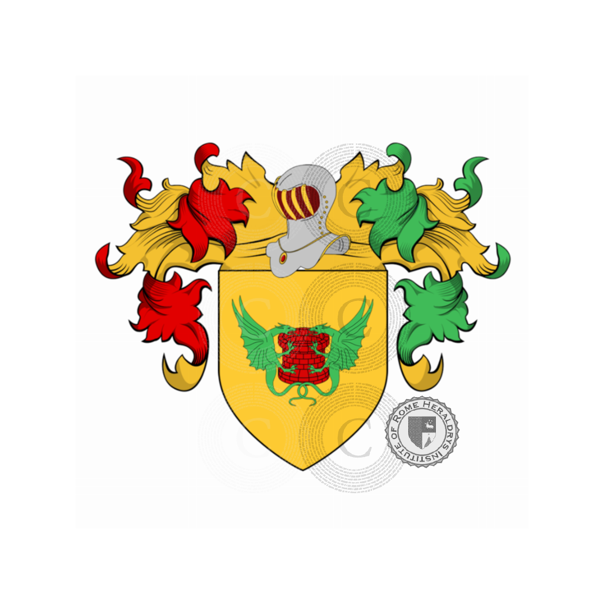 Wappen der FamiliePozzo (Dal) , Pozzi (del), Pozzo (del)