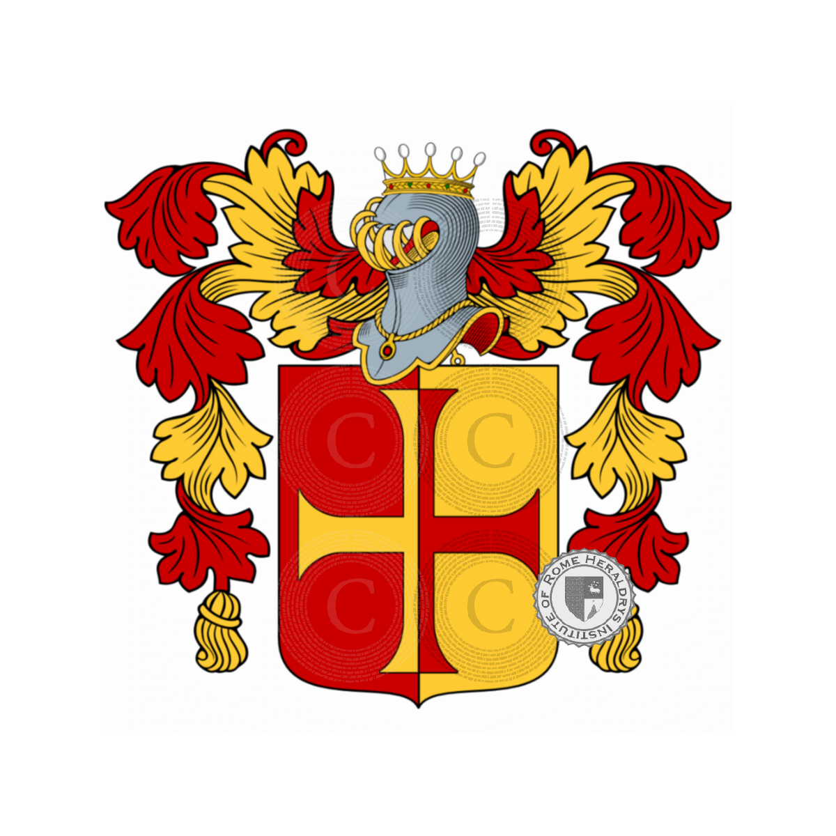 Escudo de la familiaSantacroce, da Santa Croce,Santa Croce,Santacroce Publicola