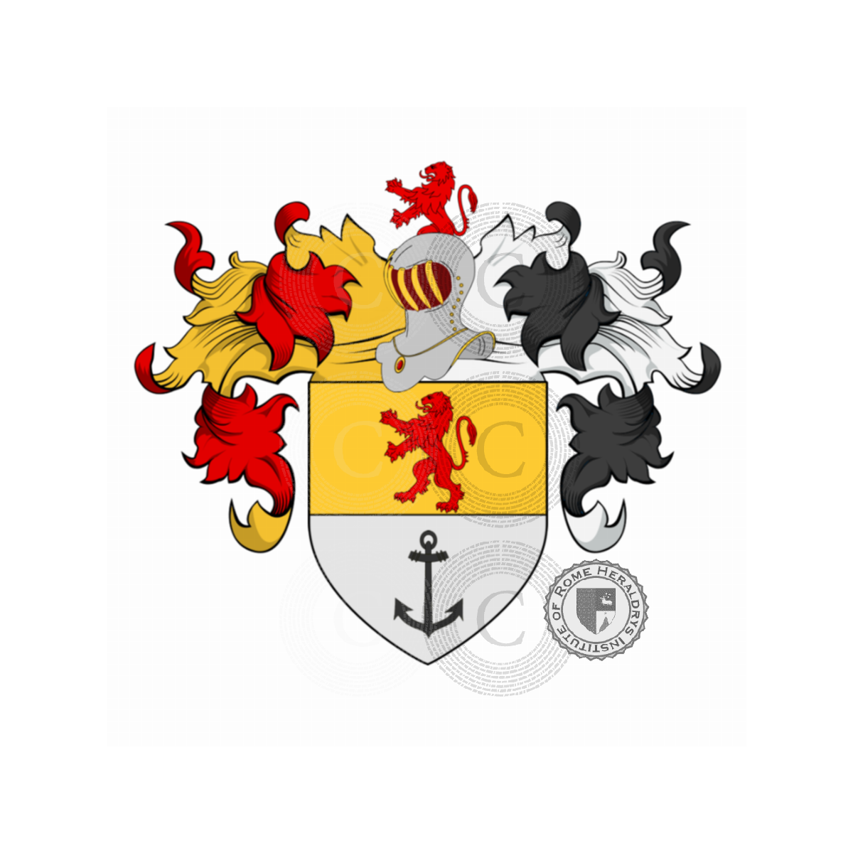 Escudo de la familiaPichot (Schiedam), de Pichot,Pichot de la Graverie,Pichot de la Marandais,Pichot de Trémen,Pichot du Mézeray