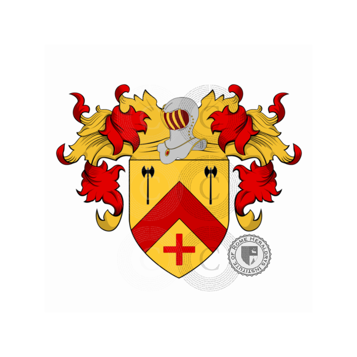 Escudo de la familiaPichot (France - Maine), de Pichot,Pichot de la Graverie,Pichot de la Marandais,Pichot de Trémen,Pichot du Mézeray